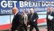 Boris Johnson standing in front of sign that reads 'Get Brexit Done'